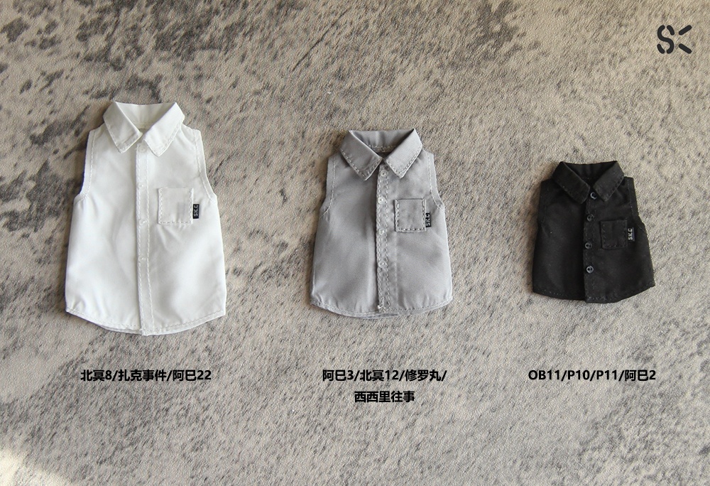 SK Couture ノースリーブシャツ オビツ11 OB11 Piccodo 9 10 Pico Neemo D男 西西里往事 扎克事件