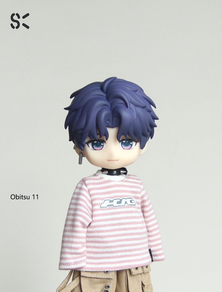 SK Couture ストライプ長袖 T シャツ OB11 オビツ11 Piccodo 9,10, 11, Obitsu 11 Pico Neemo D男