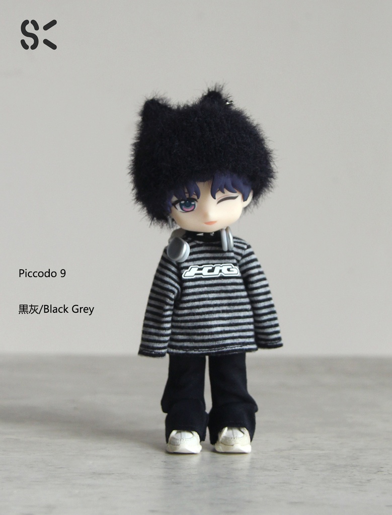 SK Couture ストライプ長袖 T シャツ OB11 オビツ11 Piccodo 9,10, 11, Obitsu 11 Pico Neemo D男