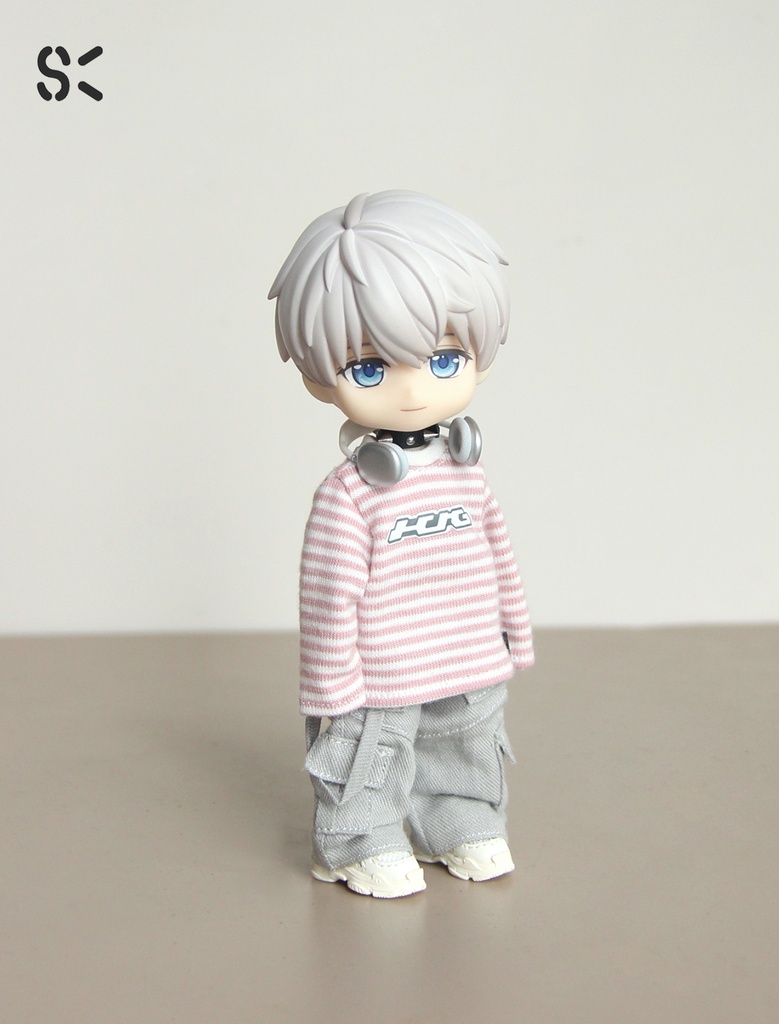 SK Couture ストライプ長袖 T シャツ OB11 オビツ11 Piccodo 9,10, 11, Obitsu 11 Pico Neemo D男