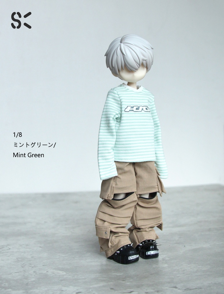 SK Couture ストライプ長袖 T シャツ 扎克事件 西西里往事 北冥12分 阿巳3 北冥8 Azone Obitsu 22 24
