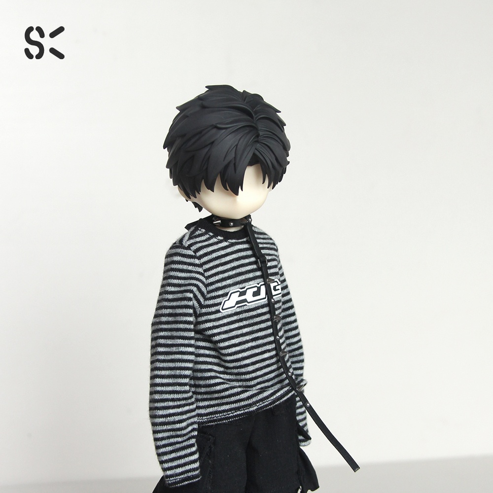 SK Couture ストライプ長袖 T シャツ 扎克事件 西西里往事 北冥12分 阿巳3 北冥8 Azone Obitsu 22 24