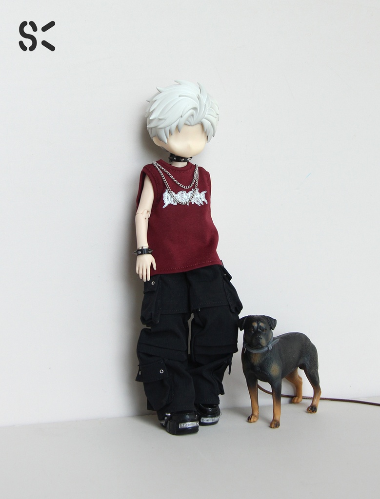 SK Couture ノースリーブ T シャツ OB11 Piccodo 9,10, 11, Obitsu 11 扎克事件 西西里往事 北冥12分 阿巳3 北冥8