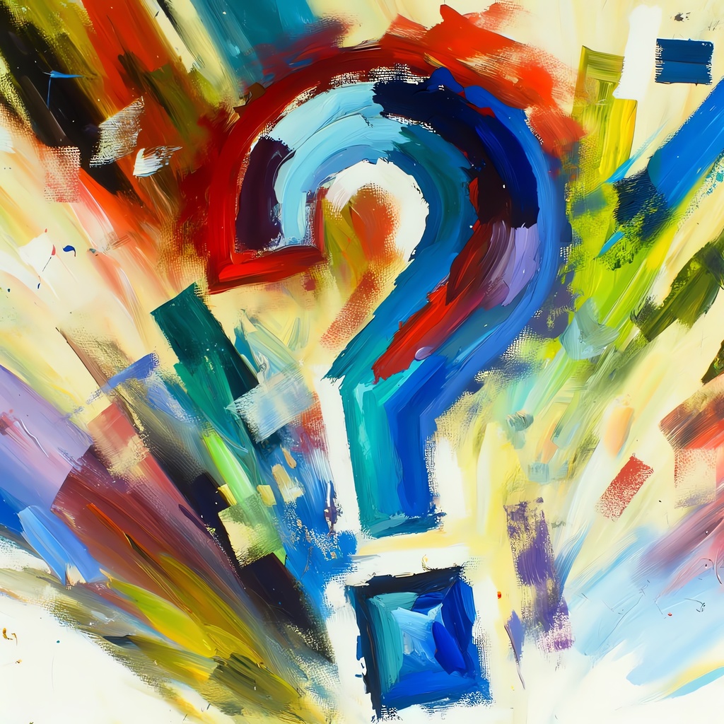 【Webサイト, YouTube 4K画像素材】 クエスチョンマークをモチーフにした画像70枚