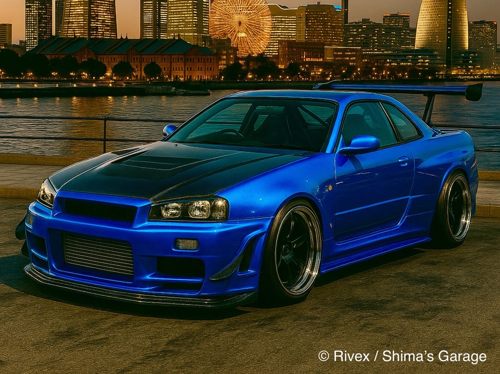 Midnight R34 – Yokohama Twilight Scene