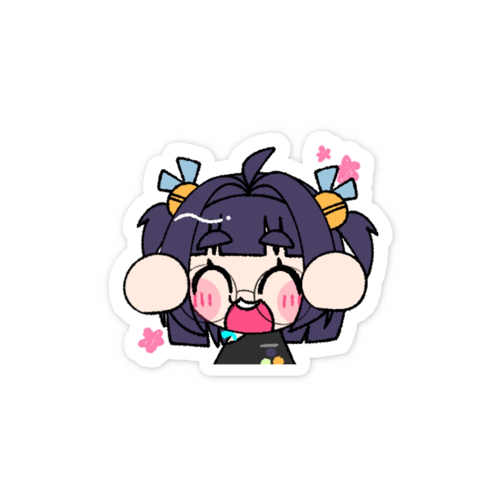 鈴姫荵*にこにこステッカー