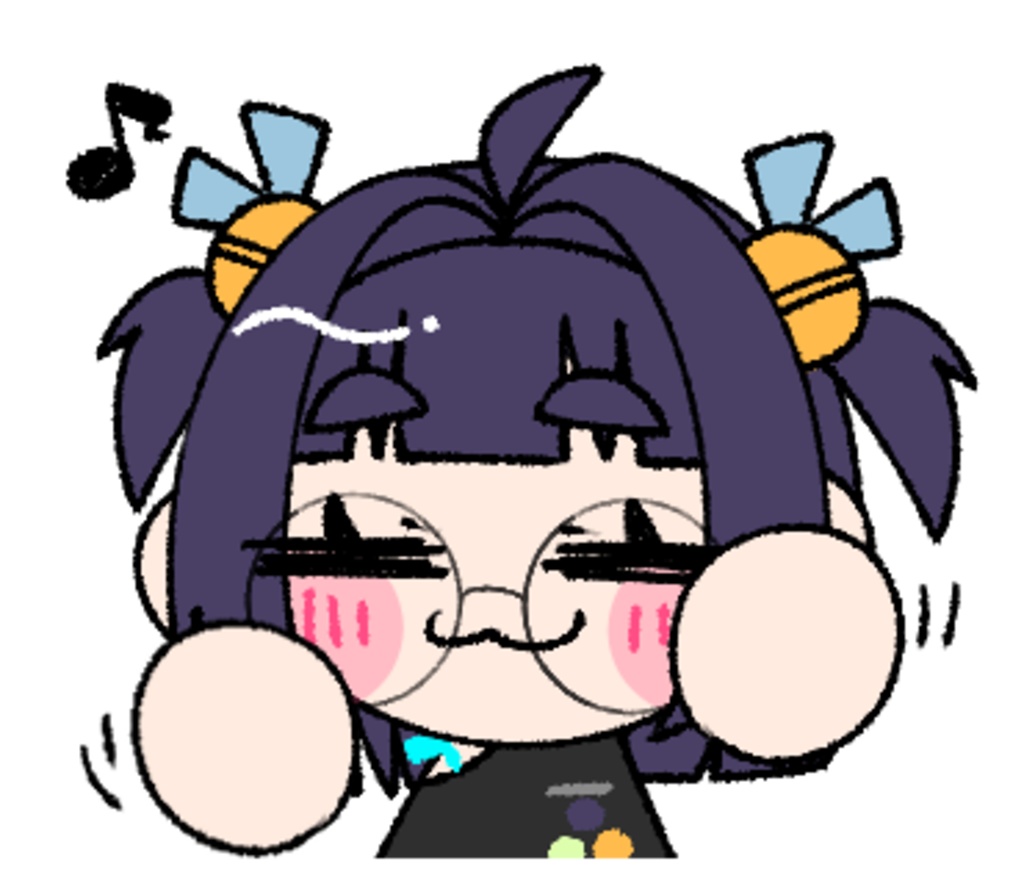 鈴姫荵*にこにこステッカー