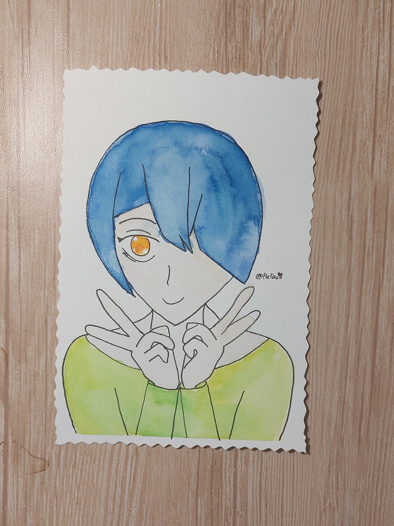 【まちゅむら祭06】手描き切手風ポストカード