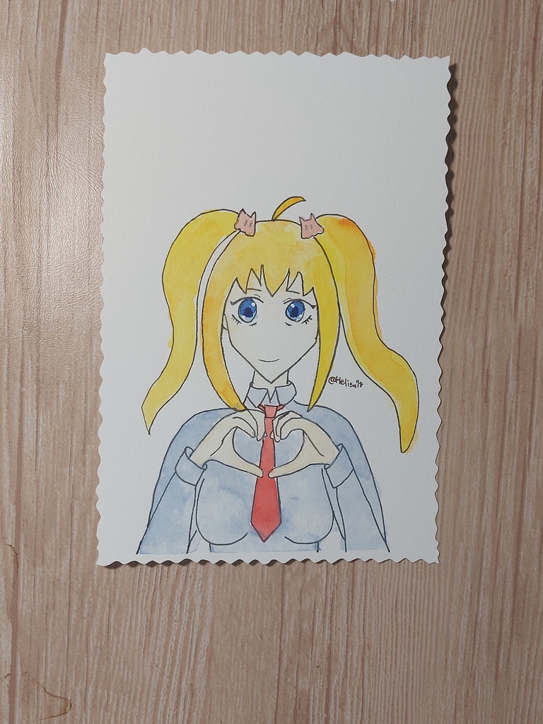 【まちゅむら祭06】手描き切手風ポストカード