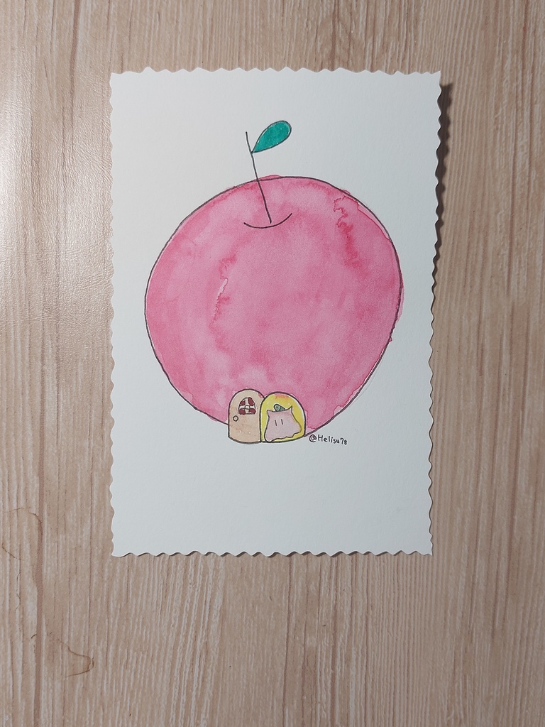 【まちゅむら祭06】手描き切手風ポストカード