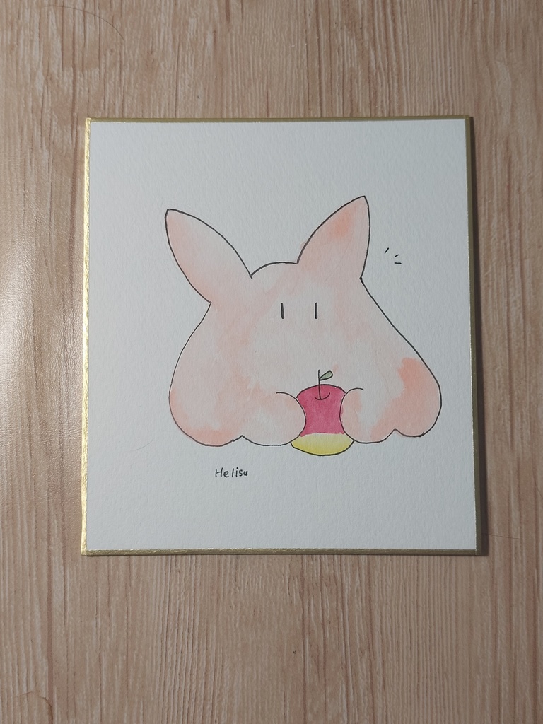 【まちゅむら祭06】メンダコちゃんミニ色紙