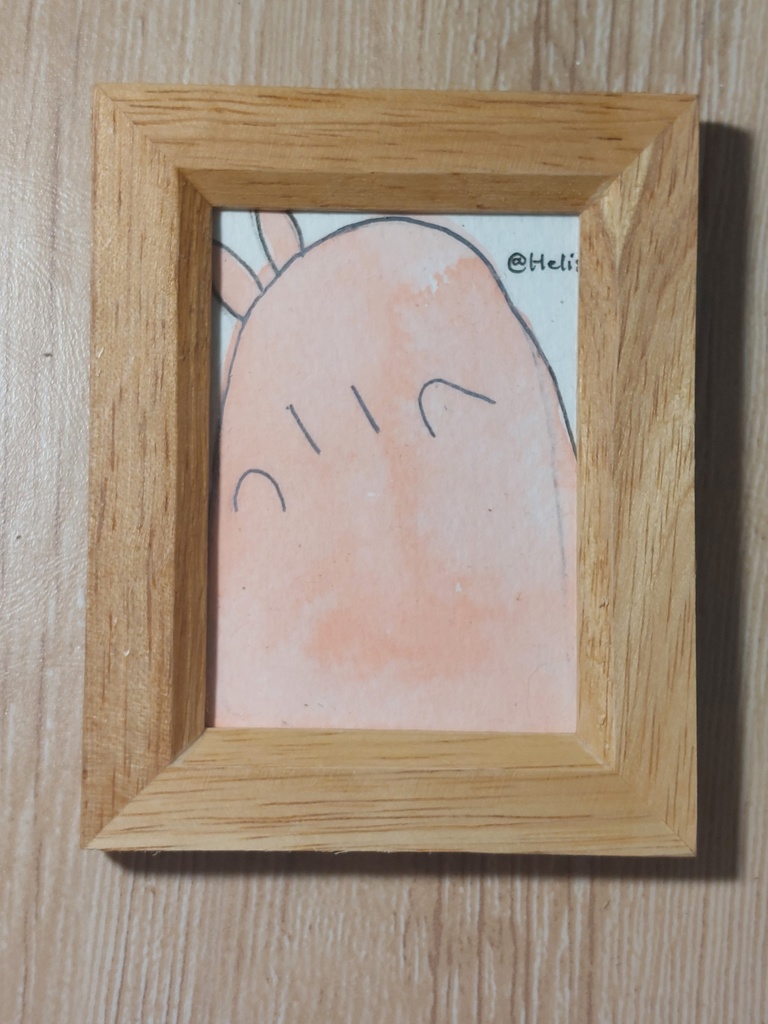 【まちゅむら祭06】ミニミニ原画【額縁サイズバラバラ】さ