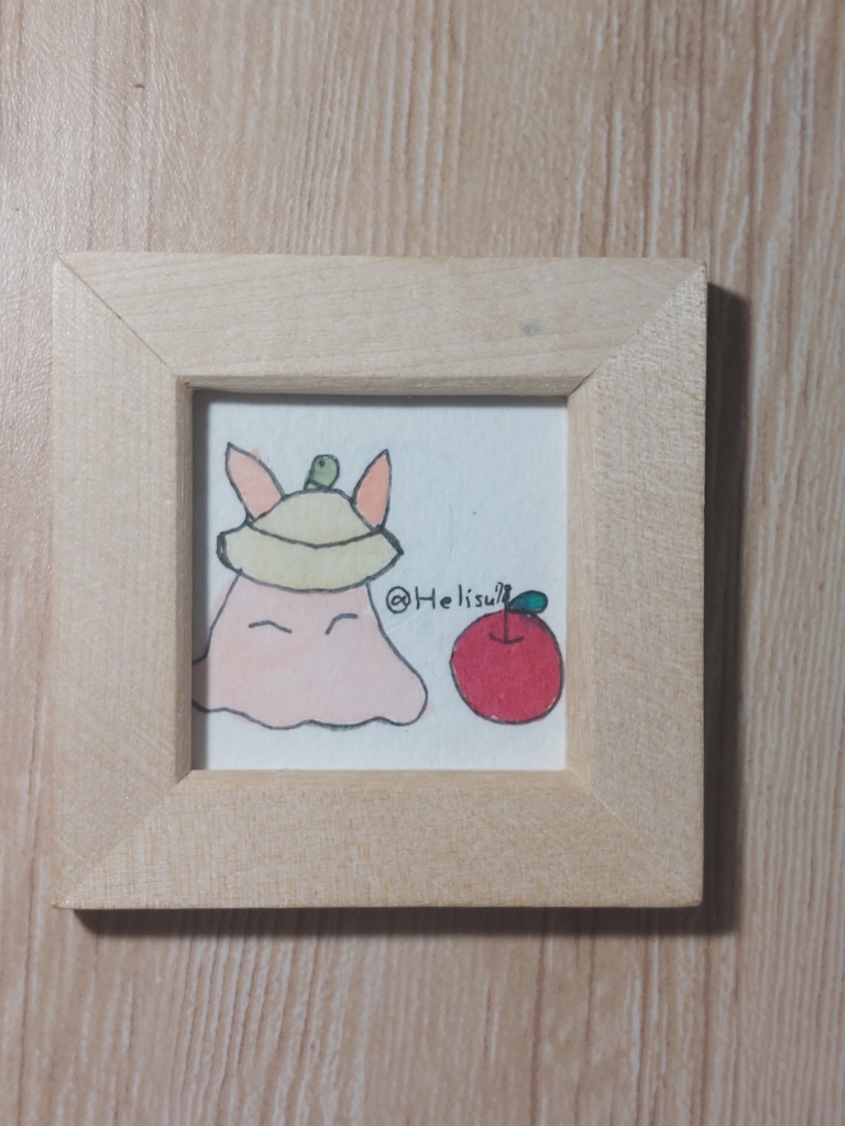 【まちゅむら祭06】ミニミニ原画【額縁サイズバラバラ】さ