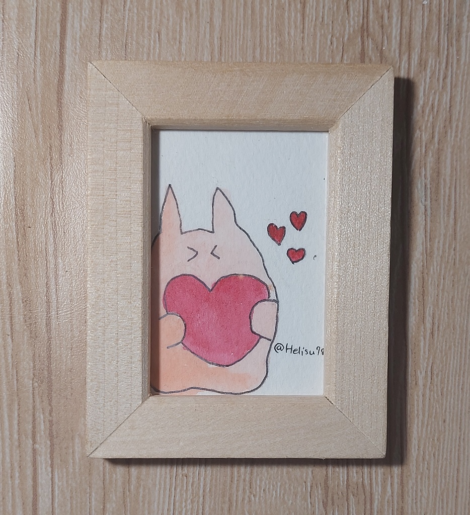 【まちゅむら祭06】ミニミニ原画【額縁サイズバラバラ】さ