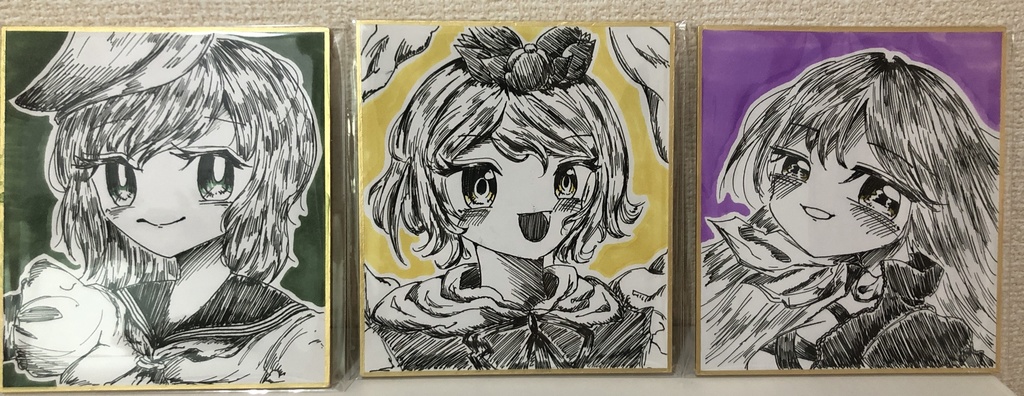 リクエスト色紙