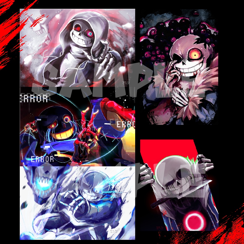 【sold-out】sansイラストカードセット■blackbook■