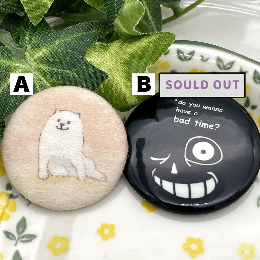 仕様にこだわった ゆにぃく缶バッジ Mnc 3w 藤ノなな Booth