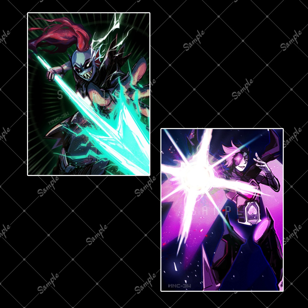 【sold-out】UNDERTALE&DELTARUNE イラストカード5種セット