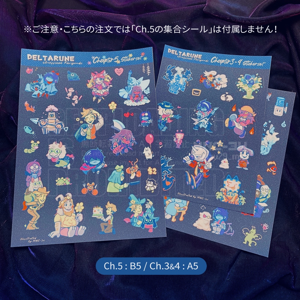 📺⛪️Ch.3-4集合ハーフカットシールSet