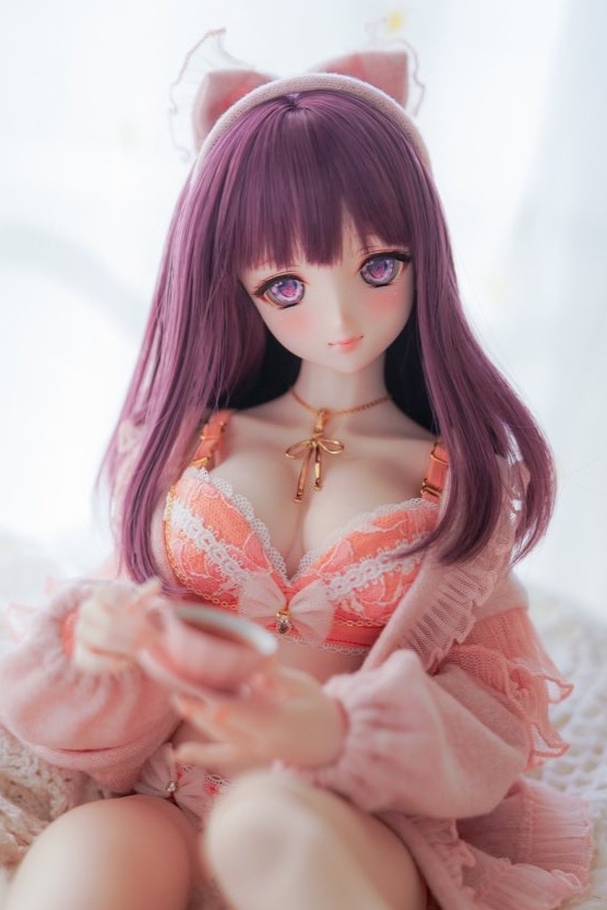 【Mint Star】ワンカールミディアム ドール用ウィッグ 9インチ