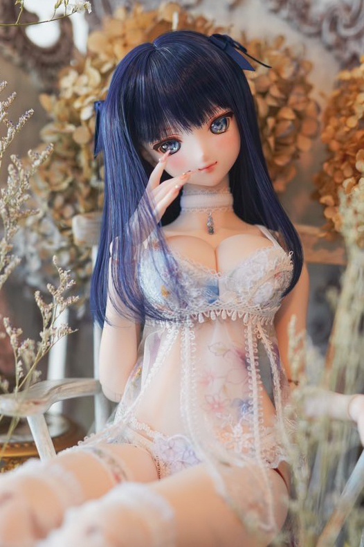 【Mint Star】ワンカールミディアム ドール用ウィッグ 9インチ