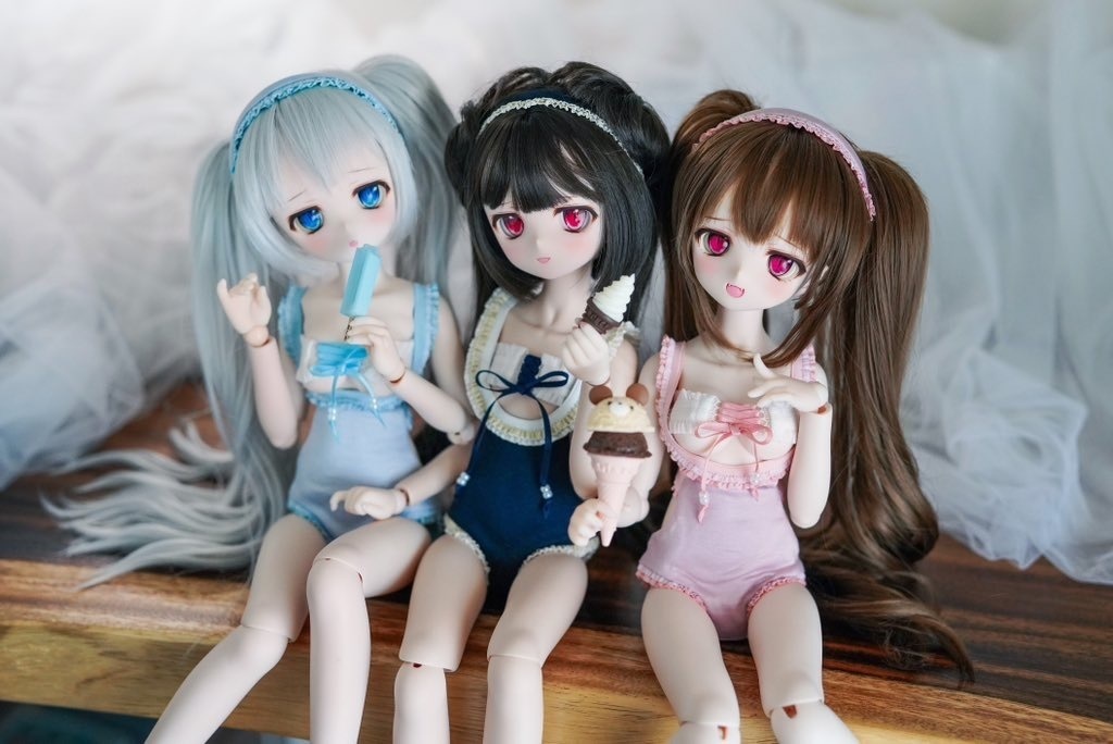 【Mint Star】フリルレースアップ水着セット 1/4サイズ