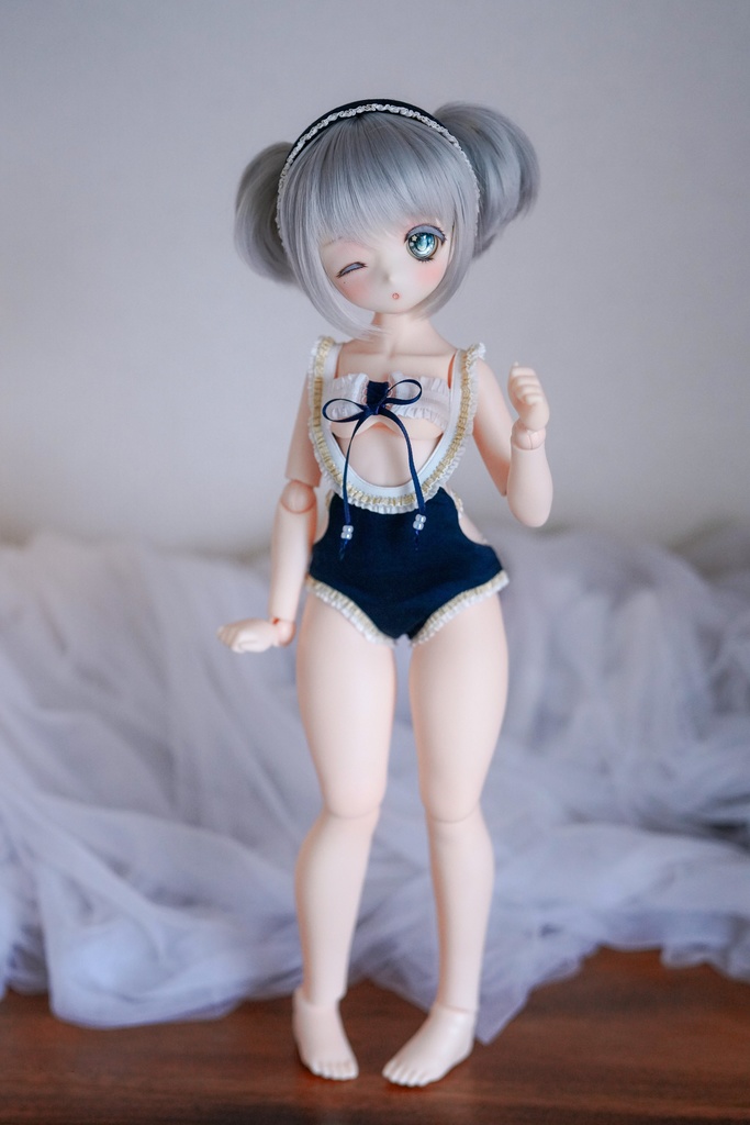 【Mint Star】フリルレースアップ水着セット 1/4サイズ