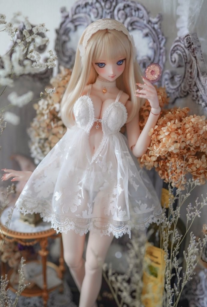 【Mint Star】フロントオープンベビードールセット