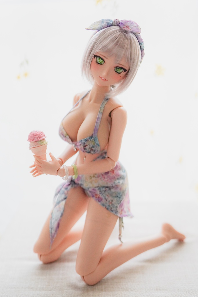 【Mint Star】丸みショートボブ ドール用ウィッグ 9インチ