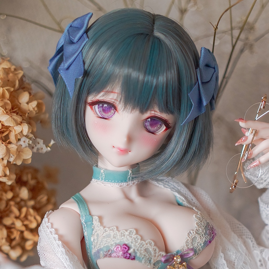 【Mint Star】丸みショートボブ ドール用ウィッグ 9インチ