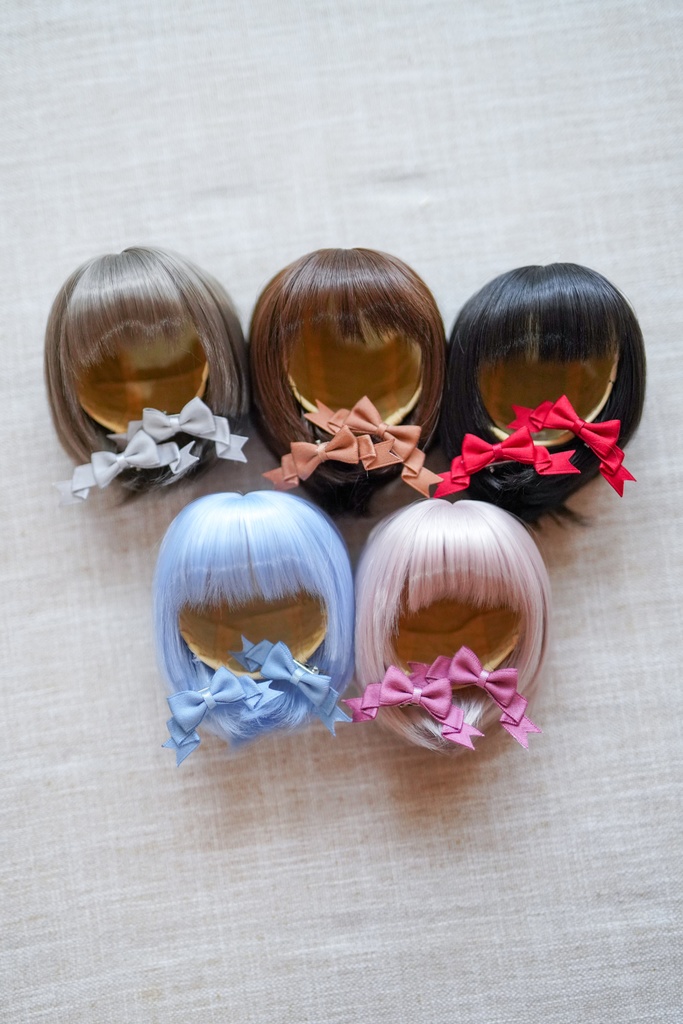 【Mint Star】丸みショートボブ ドール用ウィッグ 9インチ