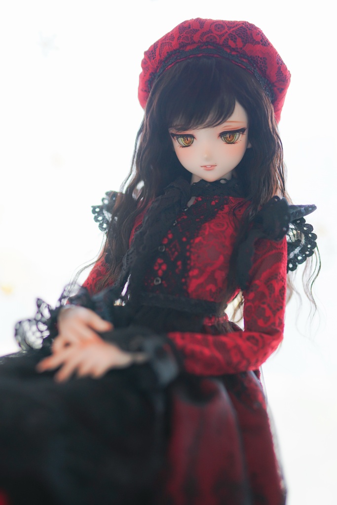 【Mint Star】ロマンチックウェーブ 8〜9インチ モヘアウィッグ