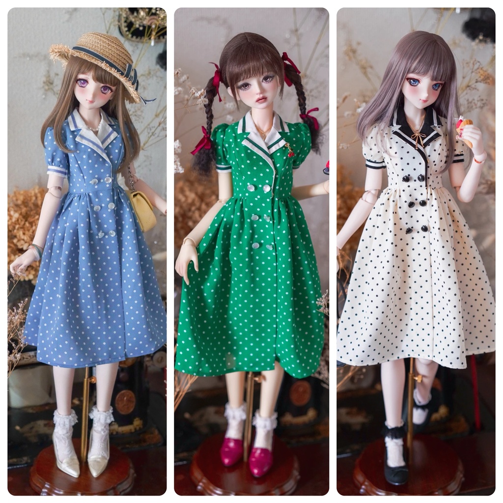 (受注販売)【Mint Star】レトロワンピースセット