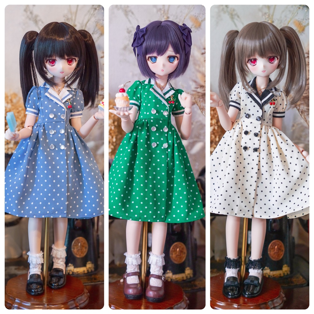 【Mint Star】レトロワンピースセット