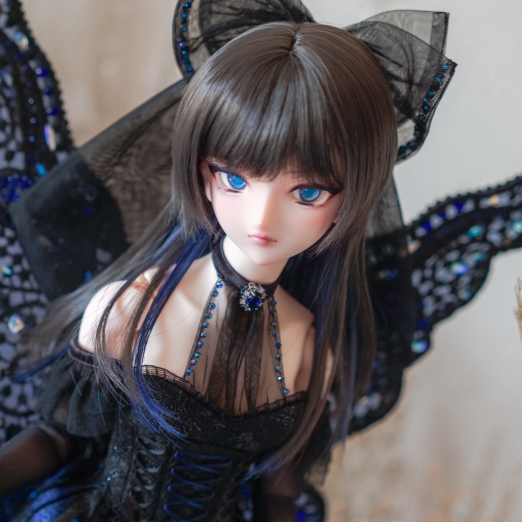 【Mint Star】インナーウルフ ドール用ウィッグ 9インチ