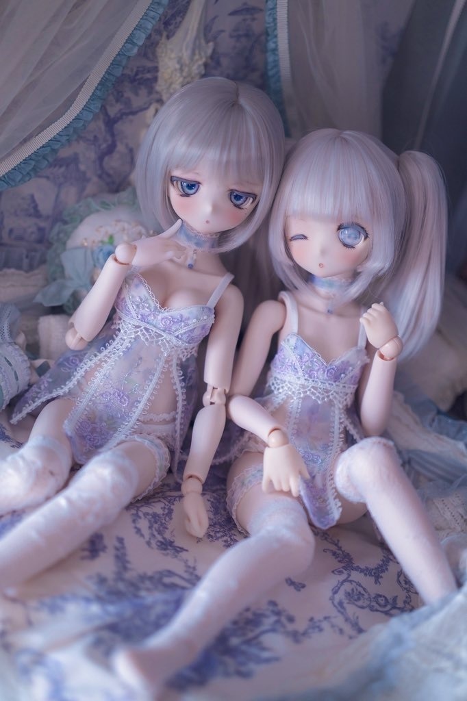 【cloris】1/4ドール用ベッドルームトランクセット フレンチブルー ver.