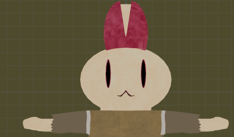 うさりんご3DSモデル