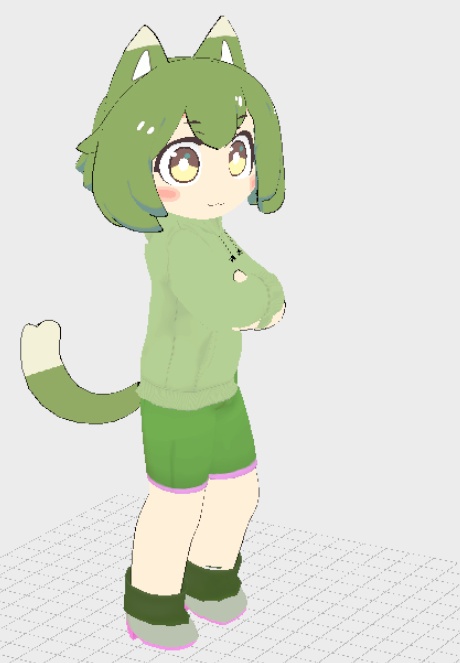 ずんだもんっぽいパーカー