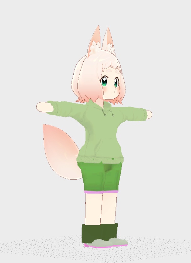 ずんだもんっぽいパーカー