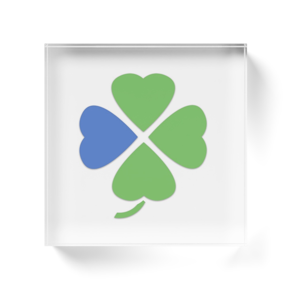 よつばのクローバー アクリルブロック