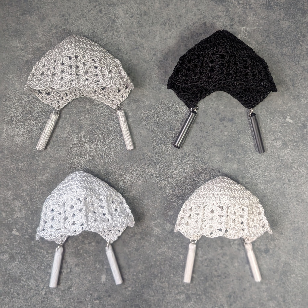 【にじぱぺ用】タッセルボンネット