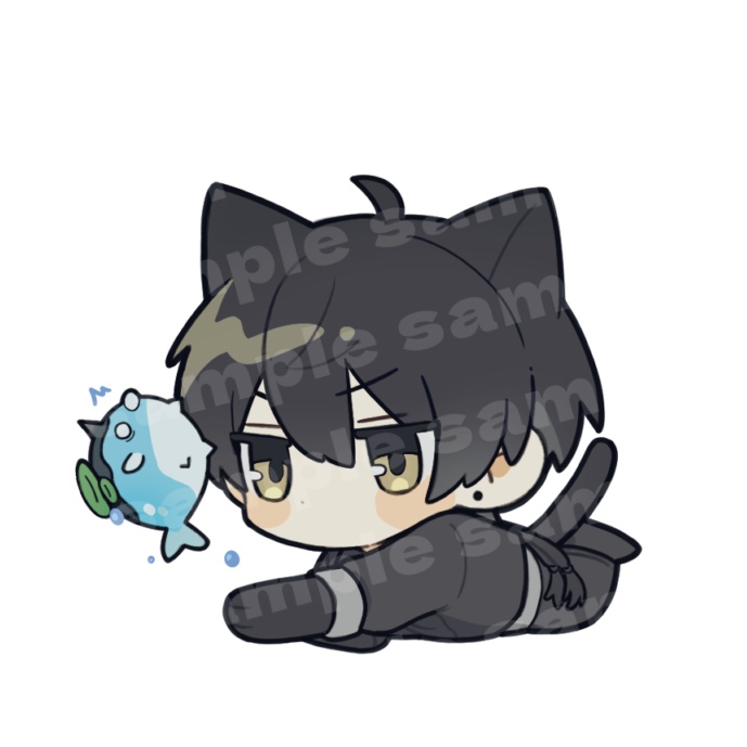 【非公式】ねこ漂くんとぐるっぽアクスタ