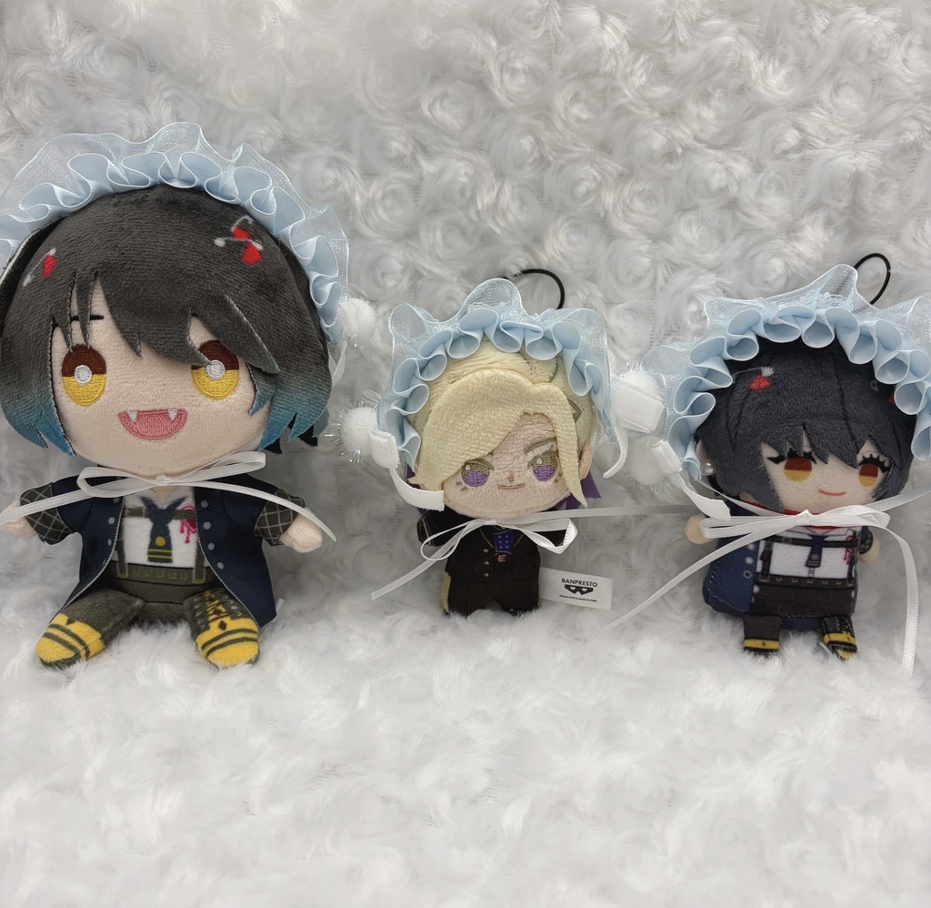 ボンネット風 雪の結晶ヘッドドレス