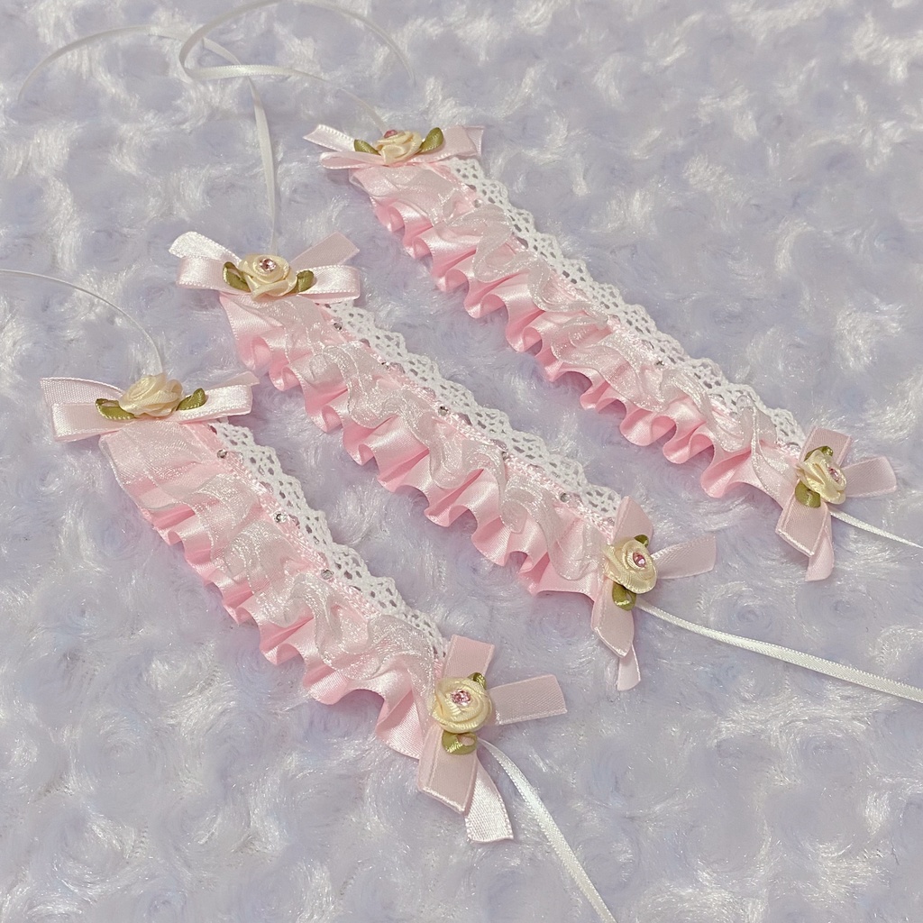 ボンネット風 ローズヘッドドレス