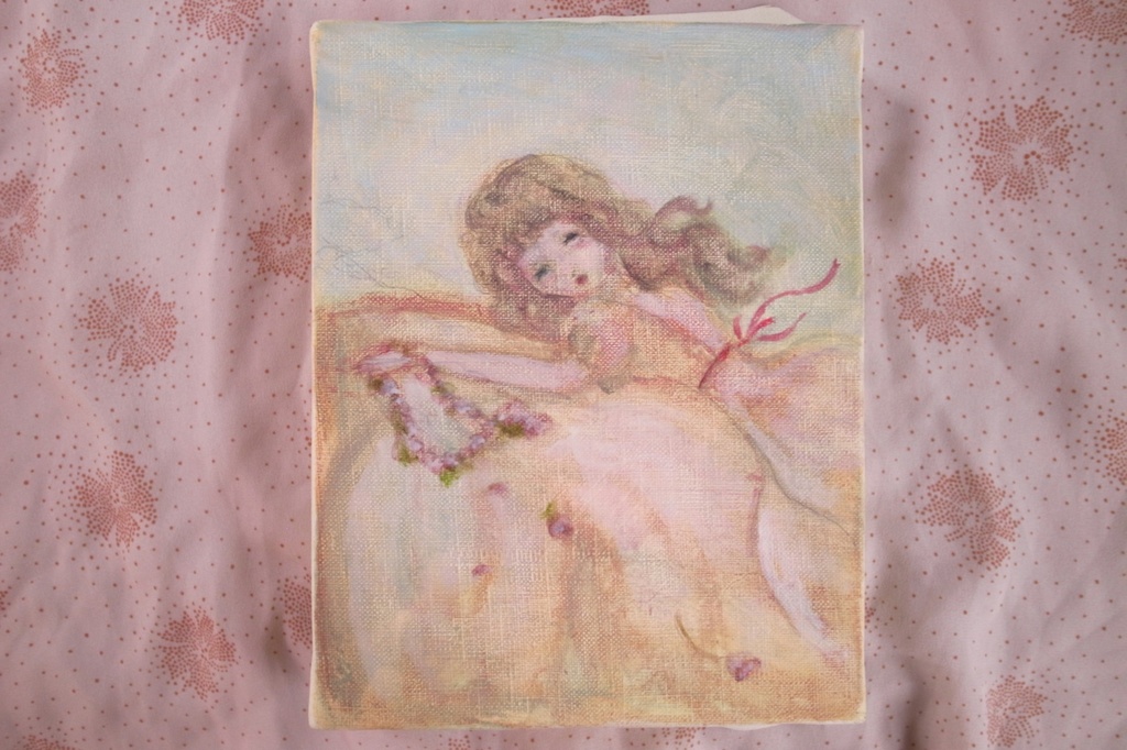 Europe, oil on canvas, original artwork