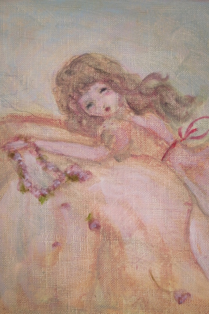 Europe, oil on canvas, original artwork