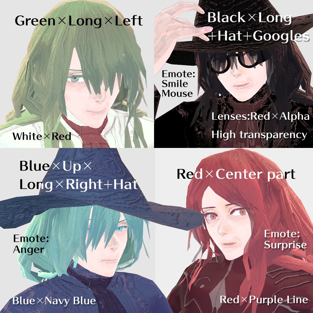 【オリジナル3Dモデル】アバター『ハビ -Habi-』