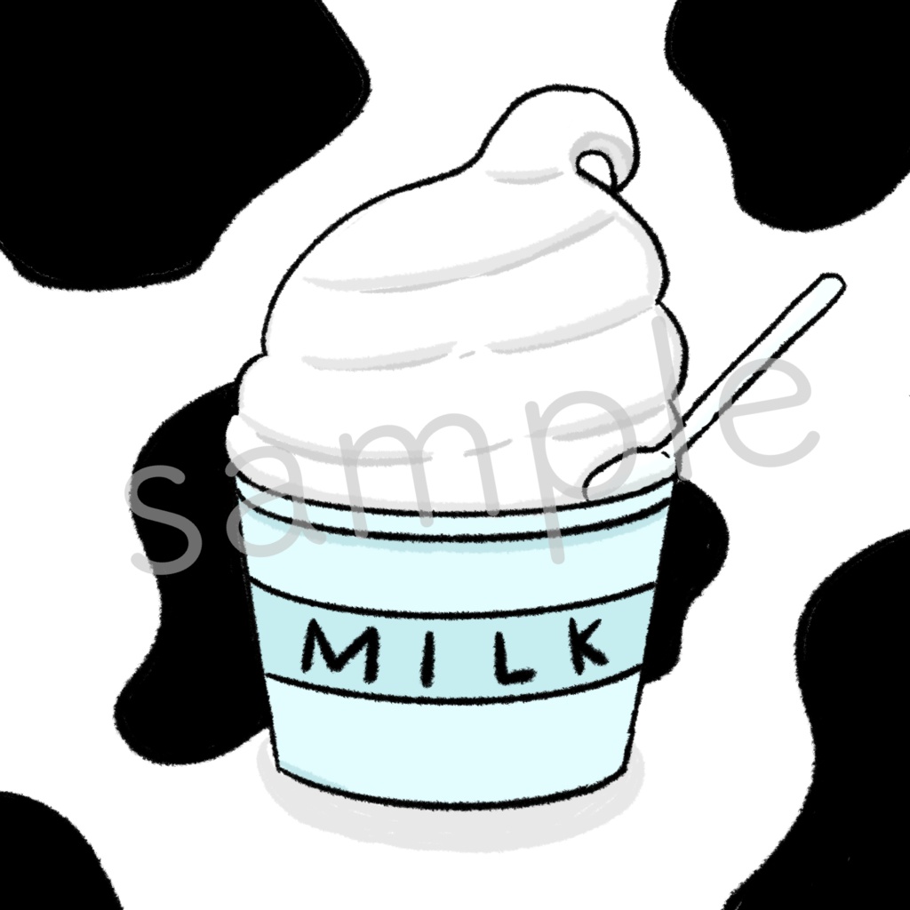 ソフトクリーム【原画・ダウンロードコンテンツ】