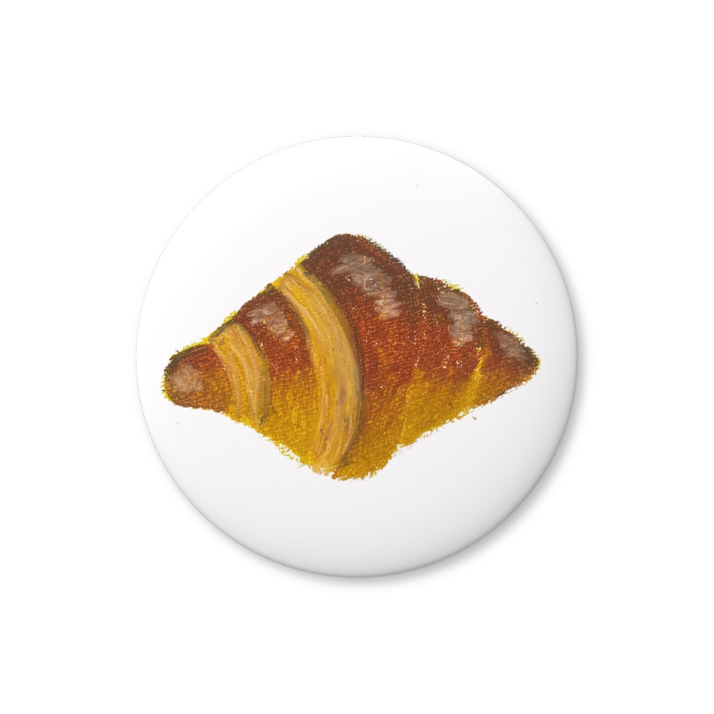 クロワッサン　缶バッジ