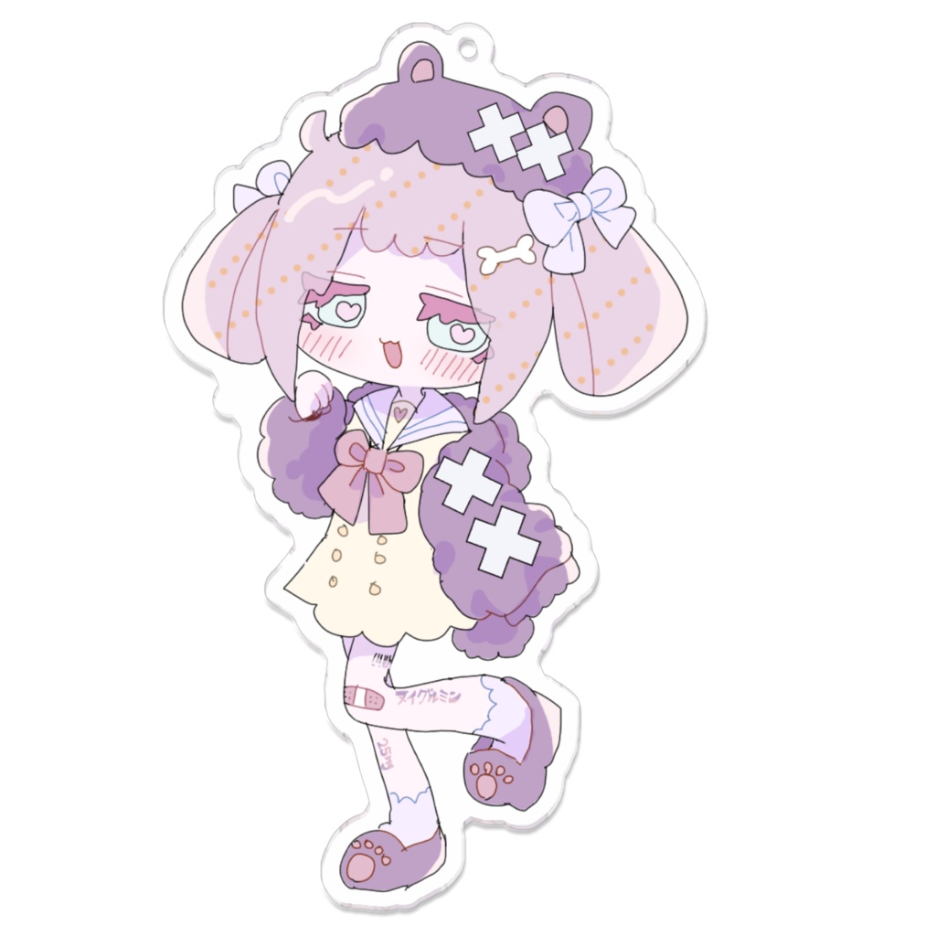✖︎めでぃが~る✖︎おおきめアクリルキーホルダー